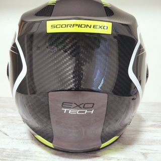 Casco Scorpion Exo-Tech Carbón Cosy Neón Yellow