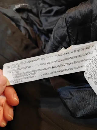 Blazer Zara Nero con Spalla Lucida