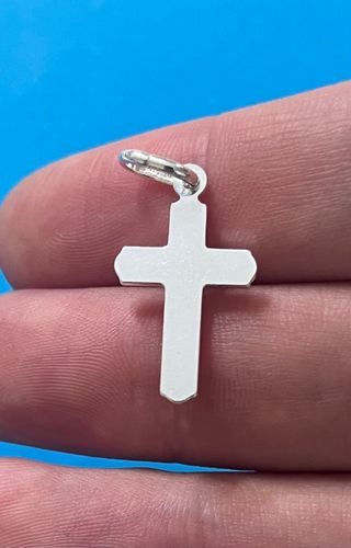 Colgante Cruz Cristo Plata