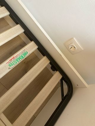 Cama individual 90x190. incluye somier.