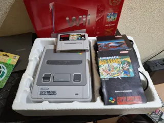 Super Nintendo SNES con Mario All-Stars y 2 mandos