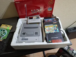 Super Nintendo SNES con Mario All-Stars y 2 mandos