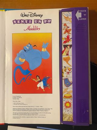 Disney Libri Elettronici Senti Un Po’ - anni 90
