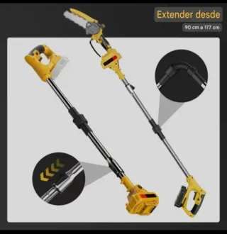 Motosierra Batería Recargable Telescópica