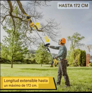 Motosierra Batería Recargable Telescópica