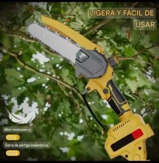 Motosierra Batería Recargable Telescópica