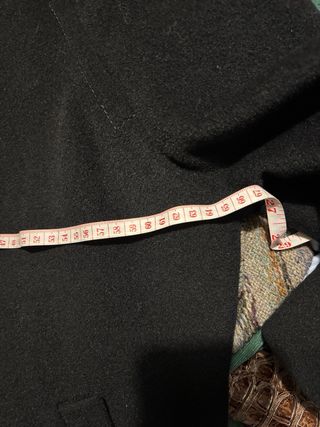 Abrigo Lana Vintage Negro