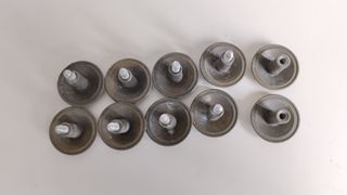 Conjunto 8 Pomos Bronce Antiguos Mueble