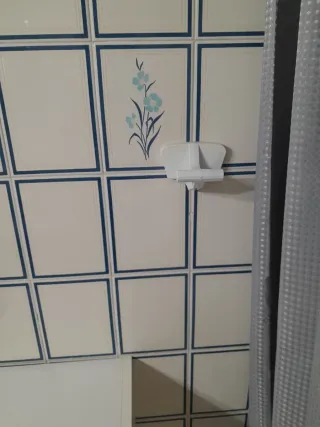 Lavabo, inodoro y armario de baño