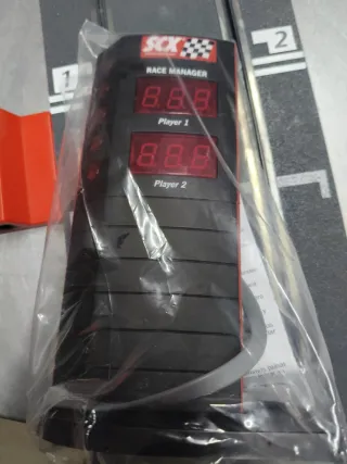 Scalextric gestor de carreras pista conexión gris