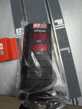 Scalextric gestor de carreras pista conexión gris