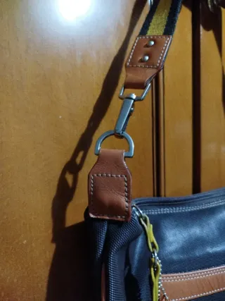 Bolso El Potro Marrón detalles en cuero y piel