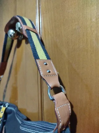 Bolso El Potro Marrón detalles en cuero y piel