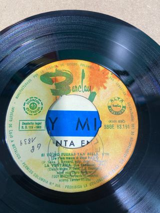 Eddy Mitchell. Si tu no fueras tan bella. Ep spain