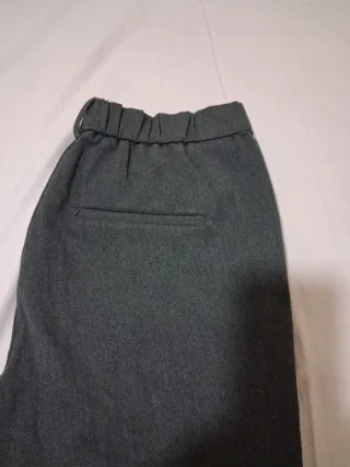 Pantalón Zara Gris Talla S