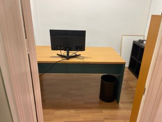 Mesa escritorio madera y metal