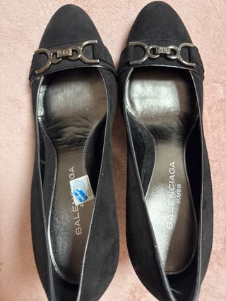 Tacones Balenciaga Negros Piel NUEVOS