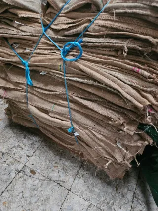 Sacos de café para decoración