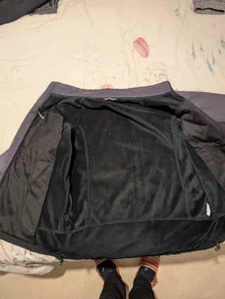 Chaqueta Trango Soft Shell Negra/Gris