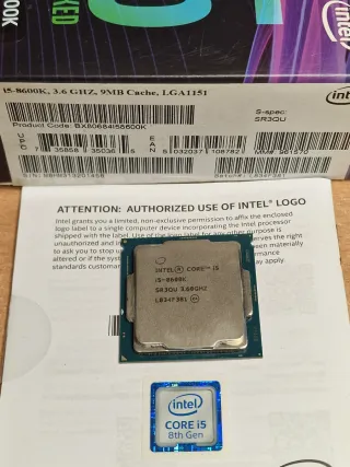 Intel Core i5-8600K 8ª Gen LGA1151