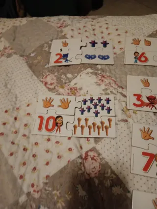 Puzzles Números Pj Masks Educa 3-4 Años