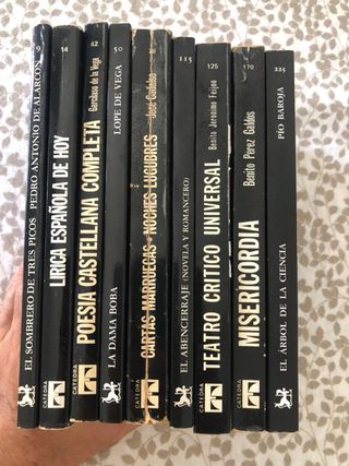 Pack de 9 libros de editorial Catedra