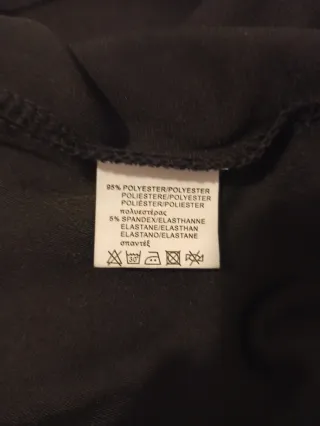 Falda Flecos Gondola Blu Talla M Negra