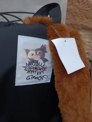 Mochila Eastpak Gremlins Marrón y Blanca