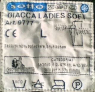 Giacca Sottozero Softshell Donna Tg. L