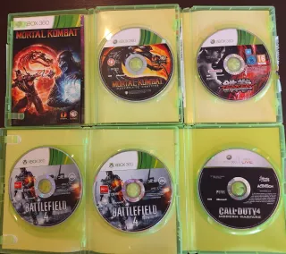 Xbox 360: 2 Mandos + Chatpad + Giochi