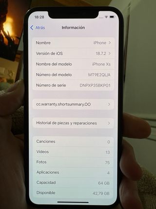 iPhone XS Grigio Siderale 64GB
