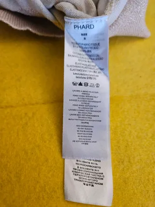 Maglia Phard elegante oro/rosa taglia S