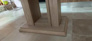 Mesa de cocina extensible hasta 1,90cm