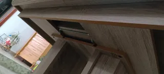 Mesa de cocina extensible hasta 1,90cm