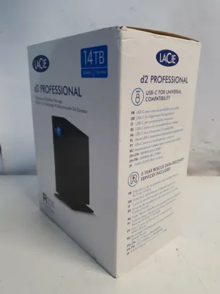 Disco Duro Externo LaCie 14TB d2 Professional.