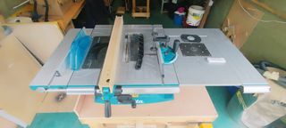 Sierra de Mesa Makita MLT100 + Fresadora