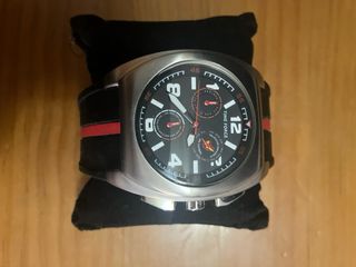 Reloj Time Force Hombre Negro/Plata
