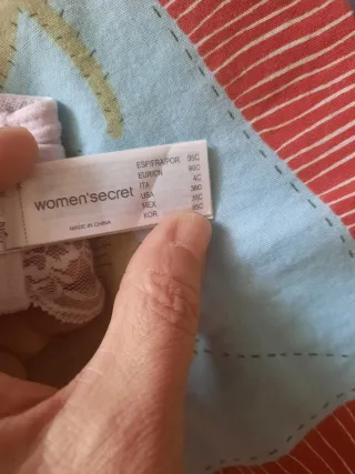 Sujetador Women Secret Rosa Encaje Nuevo