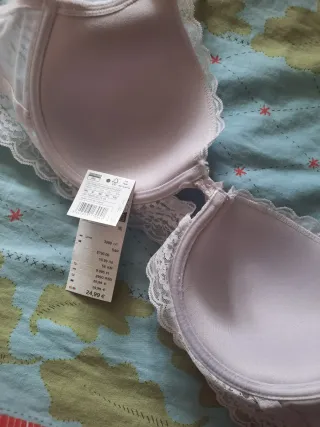 Sujetador Women Secret Rosa Encaje Nuevo