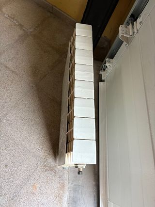 Radiador agua calefacción 8 elementos