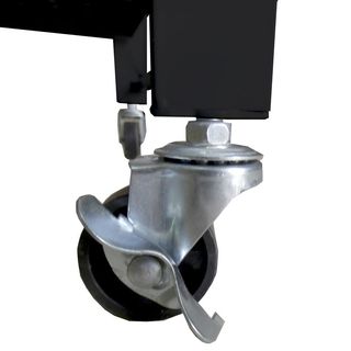 Estantería Plegable Con Ruedas Negro NUEVO