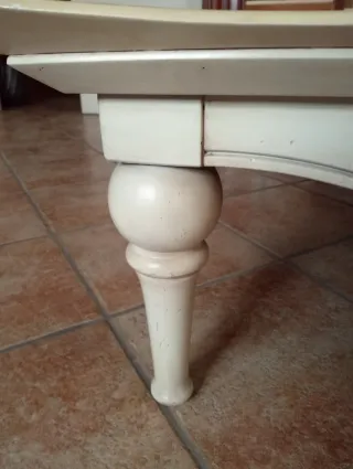 Mesa de centro beige