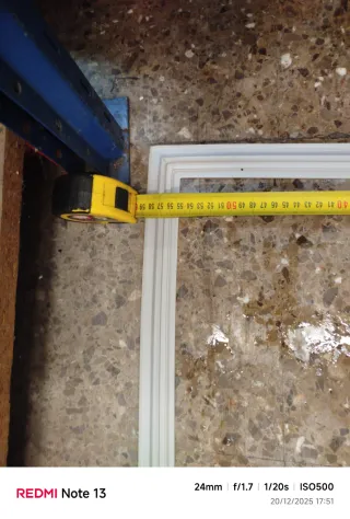 Junta puerta superior nevera Beko 2 metros