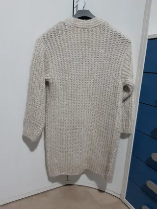 Cardigan Mango Hilo Brillo Talla XS