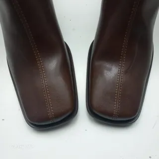 Stivali donna pelle vintage marrone