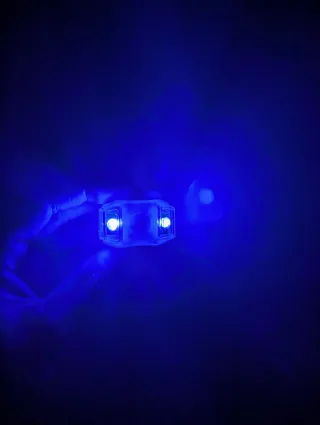 Luces de señalización para bicicleta (roja y azul)