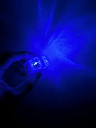 Luces de señalización para bicicleta (roja y azul)