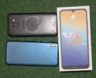 Por 26 euros,Samsung J6+Redmi 9A+Huawei Y6 para pi