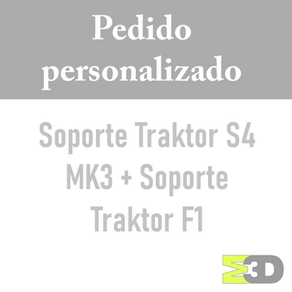 Soporte Traktor S4 MK3 + Soporte Traktor F1