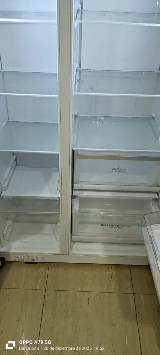 Nevera Americana LG Acero Inoxidable